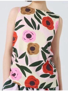 UNIQLO x Marimekko Sleeveless Bold Floral Top Sleeveless Small